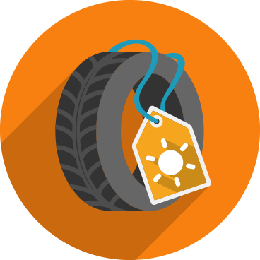 Image of a vehicle tire